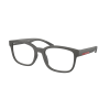 Prada Linea Rossa PS05QV 16X1O1 Grey Metal Demo Lens szemüveg