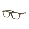 Prada Linea Rossa PS 01TV 15X1O1 Matte Green Demo Lens szemüveg