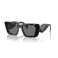 Prada PR08YS 15S5Z1 BLACK CRYSTAL TORTOISE DARK GREY POLARIZED napszemüveg