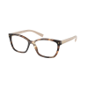 Prada PR15ZV 07R1O1 Caramel Havana Demo Lens szemüveg