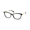 Prada PR 02YV 1AB1O1 Black Demo Lens szemüveg