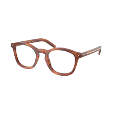 Prada PRC04V 27F1O1 Striped Cognac Demo Lens szemüveg szemüvegkeret