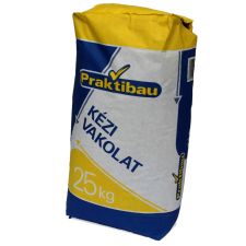 PRAKTIBAU KÉZI VAKOLAT 25KG glett, gipsz, csemperagasztó, por