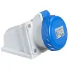  PRATIKA Falra szerelhető aljzat, 2P+F, 6h, 32A, 250V, IP67, csavaros PKF32W723 Schneider