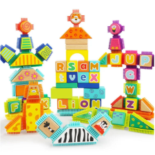 PRC 150 darabos vadállatos színes építőkocka barkácsolás, építés