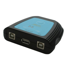 PRC 2port USB PC és Mac kompatibilis switch (VUSBSW2) (VUSBSW2) kábel és adapter