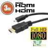 PRC Delight HDMI-HDMI micro kábel 3m OEM /20425/ (20425)