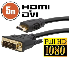 PRC Delight HDMl - DVI-D kábel 5m OEM (20382) kábel és adapter