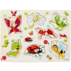 PRC Fogós puzzle, kirakó, berakó 30x23 cm - Bogarak és rovarok Nr2