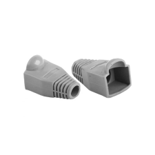 PRC Törésgátló Cat.5E UTP/FTP dugóhoz szürke 100db  (UTT0000) (UTT0000) kábel és adapter