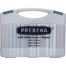 Prebena A típusú kapcsok 9000 db Prebena A-Box (A-Box) gemkapocs, tűzőkapocs