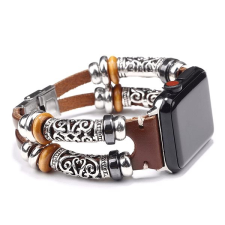 Predator Q1 Apple okosóra szíj, 18cm barna No.5 / 42mm, 44mm okosóra kellék