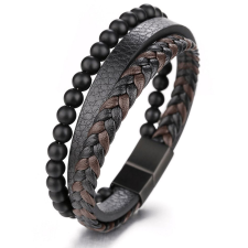 Predator Q1 Pine Férfi karkötő, piros (8596544008166) karkötő