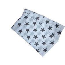 PREM INTERNACIONAL bambusz pelenka, 70×70 cm, szürke csillagos, 5 db mosható pelenka