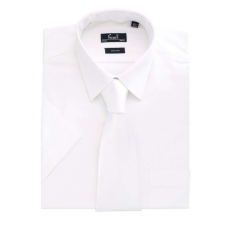 Premier Férfi ing Premier PR202 Men&#039;S Short Sleeve poplin Shirt -XL, White férfi ing
