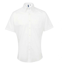 Premier Férfi ing Premier PR236 Men’S Short Sleeve Signature Oxford Shirt -M, White férfi ing