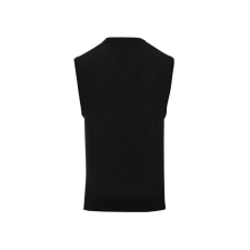 Premier Férfi Premier PR699 Men&#039;S v-neck Sleeveless Sweater -4XL, Black férfi pulóver, kardigán
