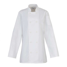Premier Női kabát Premier PR671 Ladies’ Long Sleeve Chef’S Jacket -L, White