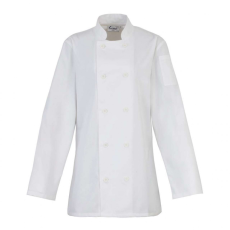 Premier Női kabát Premier PR671 Ladies’ Long Sleeve Chef’S Jacket -S, White