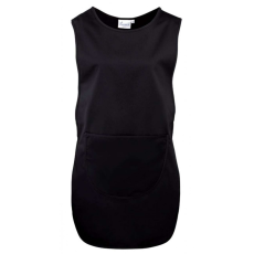 Premier Női Premier PR172 Women'S Long Length pocket Tabard -XL, Black