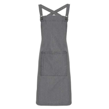 Premier PR129 hosszú kötény saját anyagából készült pántokkal Premier, Grey Denim-U lakástextília