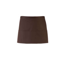 Premier PR155 COLOURS rövid pultos kötény három tabletbarát zsebbel Premier, Brown-U lakástextília