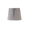 Premier PR155 COLOURS rövid pultos kötény három tabletbarát zsebbel Premier, Silver-U