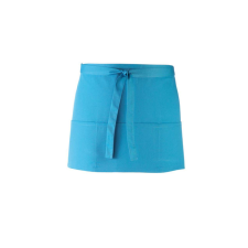 Premier PR155 COLOURS rövid pultos kötény három tabletbarát zsebbel Premier, Turquoise-U lakástextília