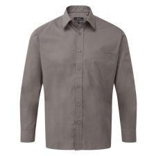 Premier PR200 MEN&#039;S LONG SLEEVE POPLIN SHIRT S/M munkaruha