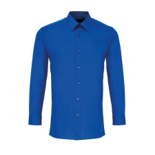Premier PR204 MEN’S LONG SLEEVE FITTED POPLIN SHIRT S/M munkaruha