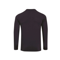 Premier PR218 férfi gombos nyakú felgombolható hosszú ujjú sztreccspóló Premier, Black-2XL