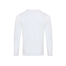 Premier PR218 férfi gombos nyakú felgombolható hosszú ujjú sztreccspóló Premier, White-XS