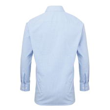 Premier PR220 MEN&#039;S LONG SLEEVE GINGHAM COTTON MICROCHECK SHIRT XS munkaruha