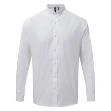 Premier PR258 BANDED COLLAR &#039;GRANDAD&#039; LONG SLEEVE SHIRT XS munkaruha