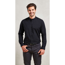 Premier PR258 BANDED COLLAR &- 039;GRANDAD&- 039; LONG SLEEVE SHIRT 3XL férfi ing