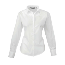 Premier PR300 WOMEN&#039;S LONG SLEEVE POPLIN BLOUSE 3XL munkaruha