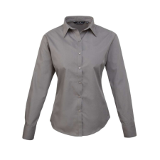 Premier PR300 WOMEN&#039;S LONG SLEEVE POPLIN BLOUSE 7XL munkaruha