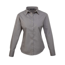 Premier PR300 WOMEN'S LONG SLEEVE POPLIN BLOUSE XS