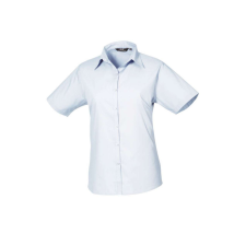Premier PR302 WOMEN&#039;S SHORT SLEEVE POPLIN BLOUSE 2XL munkaruha