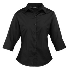 Premier PR305 WOMEN'S POPLIN 3/4 SLEEVE BLOUSE XS