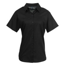Premier PR336 WOMEN&#039;S SHORT SLEEVE SIGNATURE OXFORD BLOUSE 5XL munkaruha