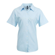 Premier PR336 WOMEN'S SHORT SLEEVE SIGNATURE OXFORD BLOUSE L