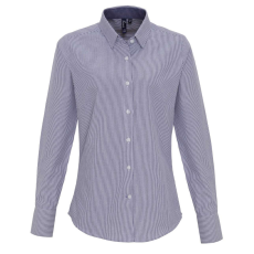 Premier PR338 WOMEN'S COTTON RICH OXFORD STRIPES SHIRT M