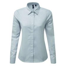 Premier PR352 &#039;MAXTON&#039; CHECK WOMEN&#039;S LONG SLEEVE SHIRT 2XL munkaruha