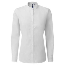 Premier PR358 WOMEN’S BANDED COLLAR 'GRANDAD' SHIRT XS munkaruha