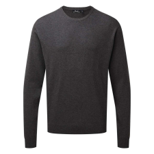 Premier PR692 finom kötésű kereknyakú férfi pulóver Premier, Charcoal-4XL férfi pulóver, kardigán