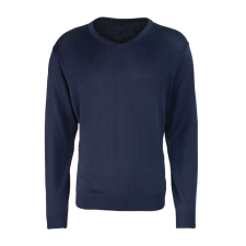 Premier PR694 V-nyakú finom kötésű férfi pulóver Premier, Navy-2XL férfi pulóver, kardigán