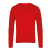 Premier PR694 V-nyakú finom kötésű férfi pulóver Premier, Red-XS