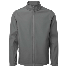 Premier PR810 férfi softshell galléros dzseki elől végig cipzárral Premier, Dark Grey-2XL