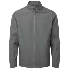 Premier PR810 férfi softshell galléros dzseki elől végig cipzárral Premier, Dark Grey-3XL női dzseki, kabát